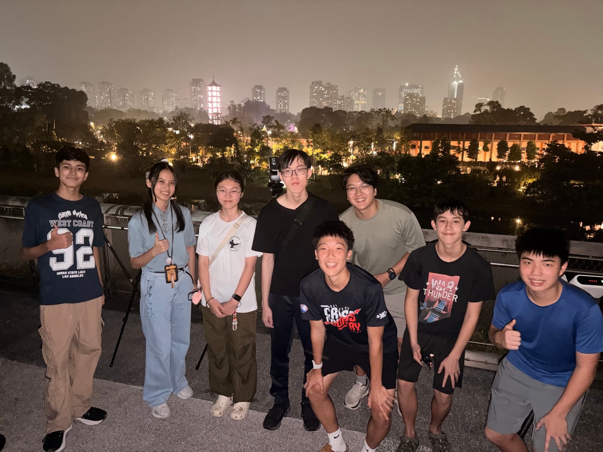 AstroYouth members at a Community Astronomy Session